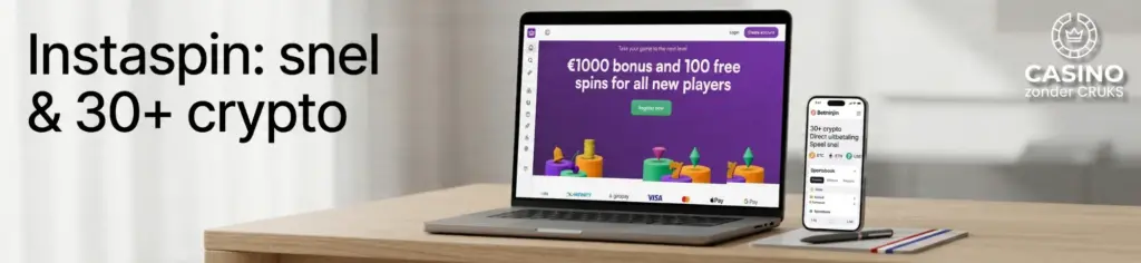 Instaspin is een online casino zonder Cruks